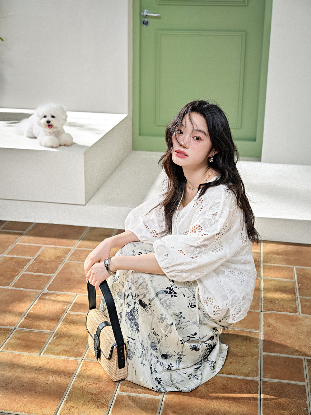 Floral Wide Leg Pants