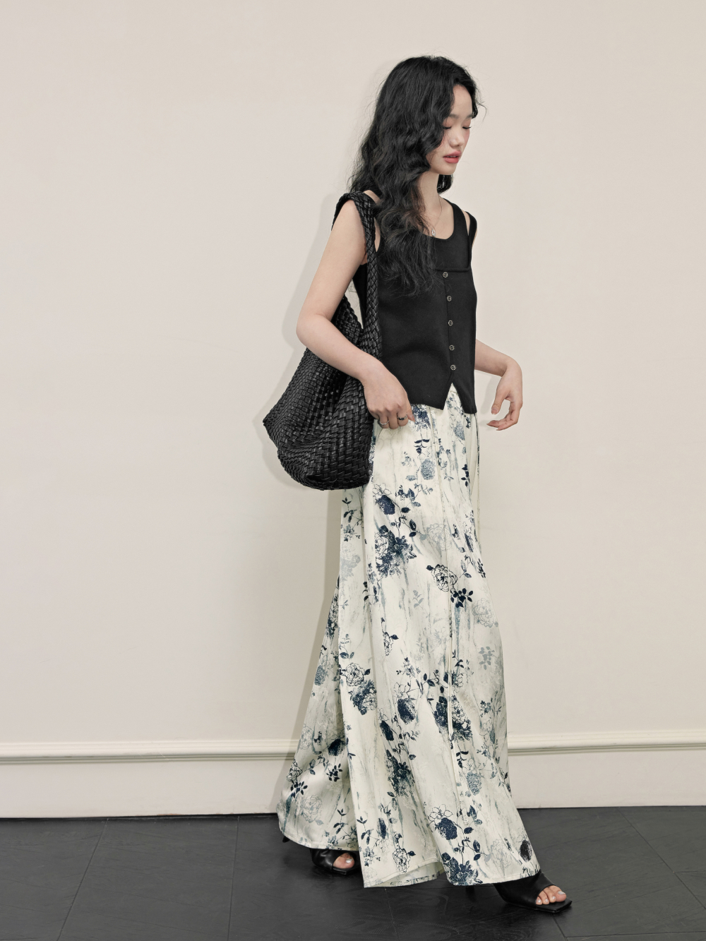 Floral Wide Leg Pants